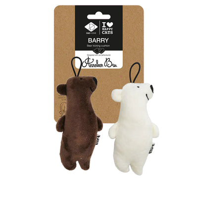 I Love Happy Cats Barry Bear Kicking Cushion Cat Toy