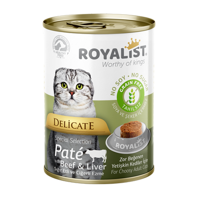 Royalist Cat Delicate Beef & Liver Pate 400g
