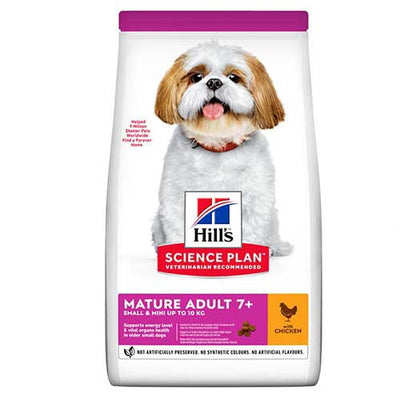 Hill's Science Plan Small & Mini Mature Adult 7+ Dog Food with Chicken 3kg