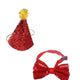 Pets.Love.Earth Party Hat & Bowtie Set