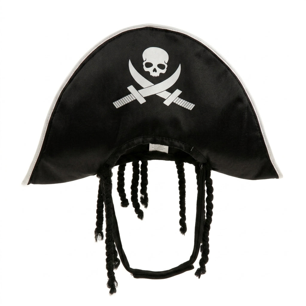 Pets.Love.Earth Adjustable Pet Pirate Hat (21 - 37 cm)