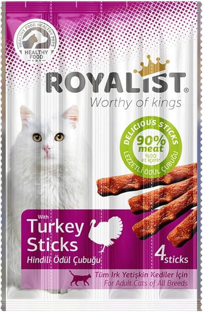 Royalist Cat Turkey Sticks Treats (4 sticks 20g)
