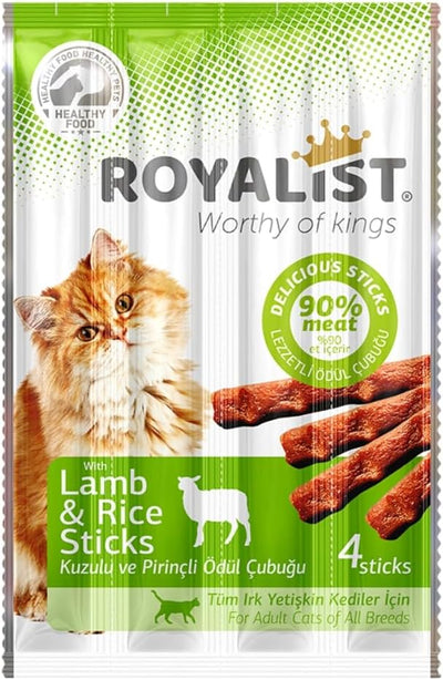 Royalist Cat Lamb & Rice Treats (4 sticks 20g)