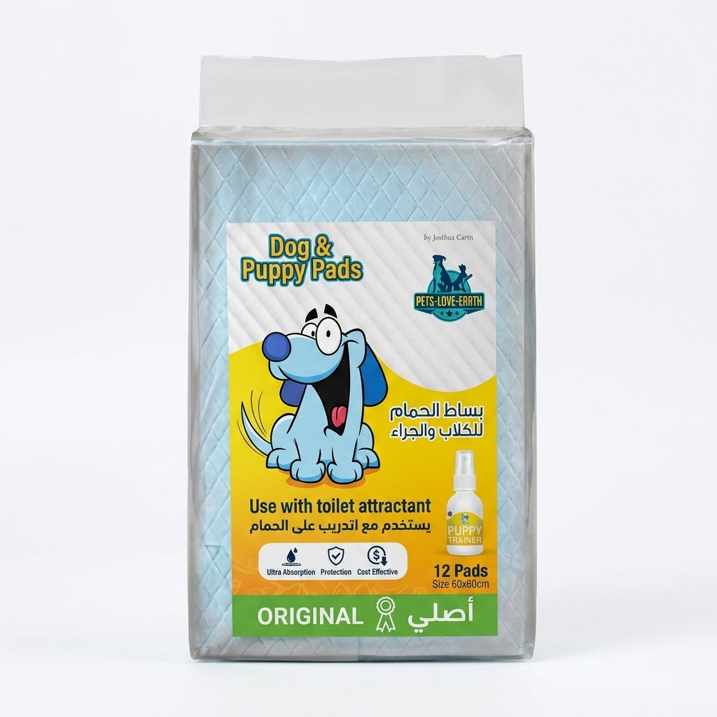 Pets.Love.Earth Dog Pads 60x60cm Pack of 12