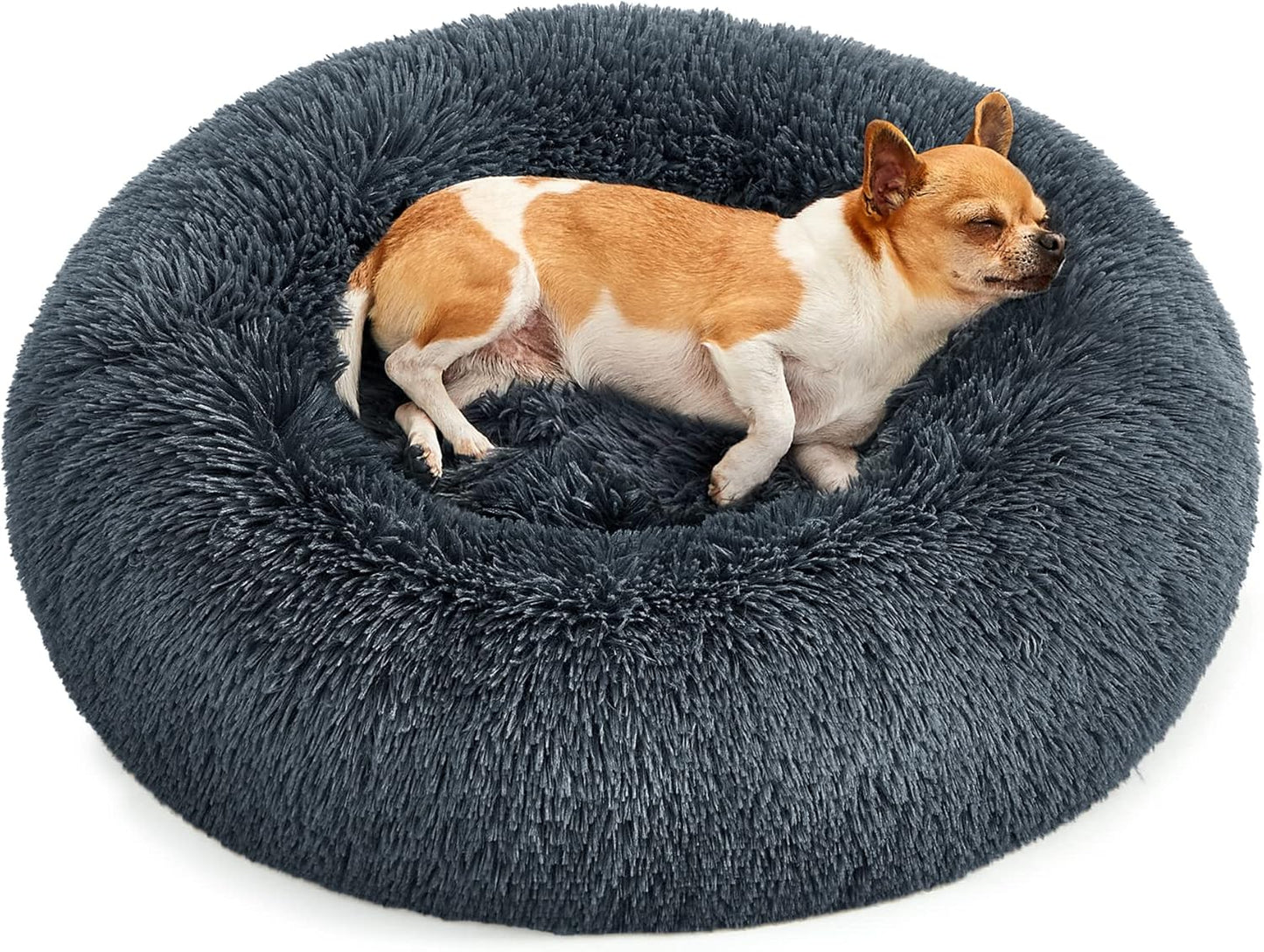 Feandrea Round Pet Bed 60cm Blue