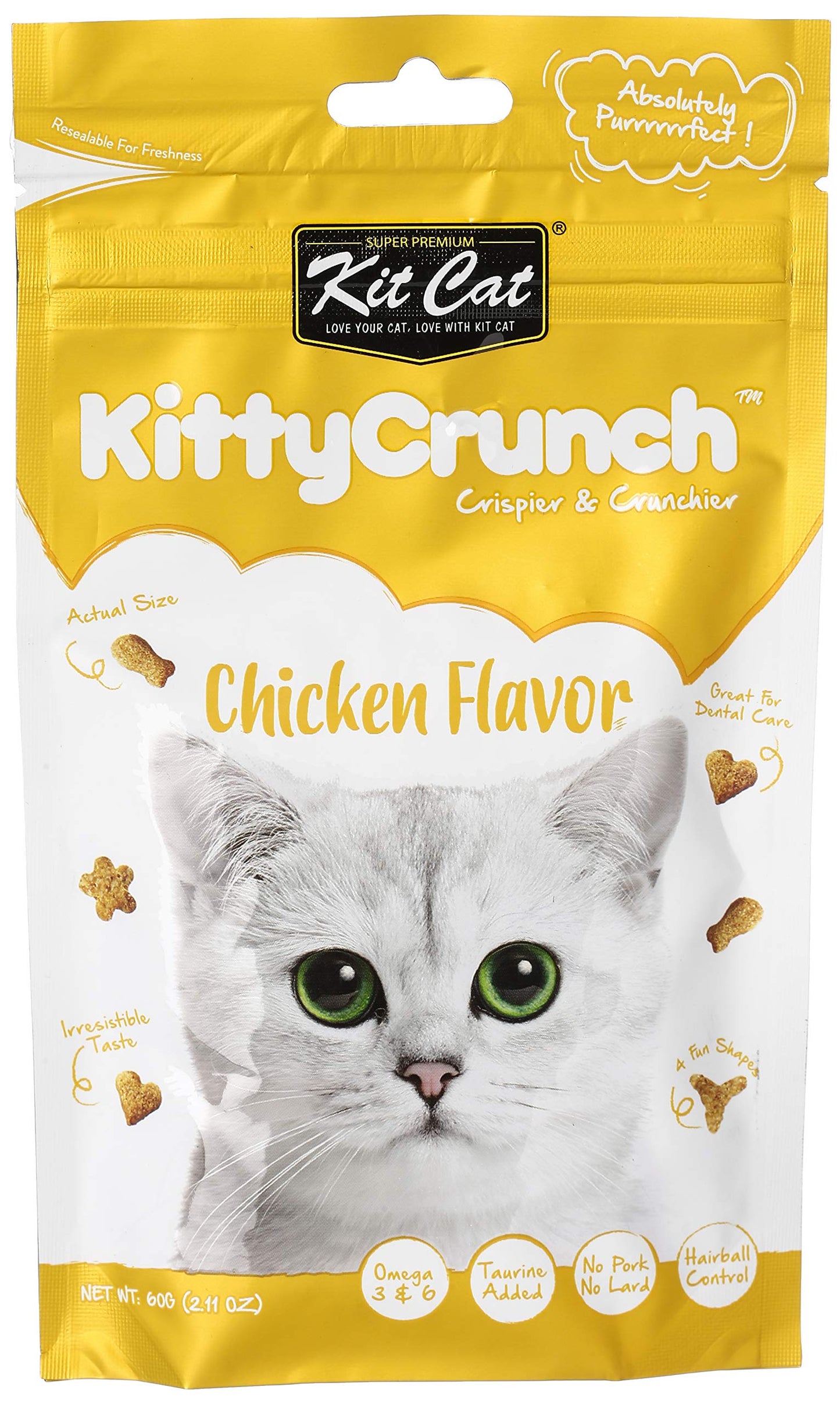 Kit Cat Kitty Crunch Chicken Flavor 60g