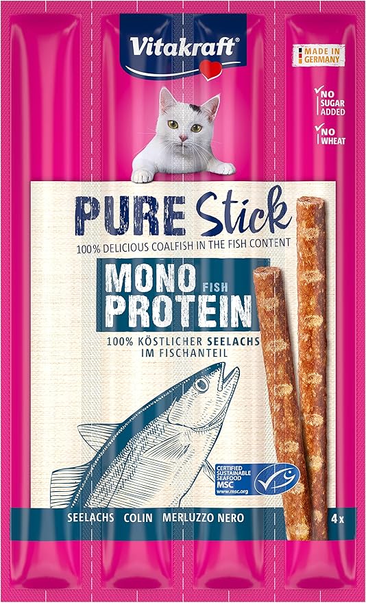 EXP 11JAN25 Vitakraft Cat Fish Treats (4 sticks 20g)