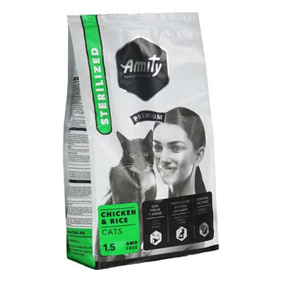 Amity Cat Sterilised Chicken and Rice 1.5kg