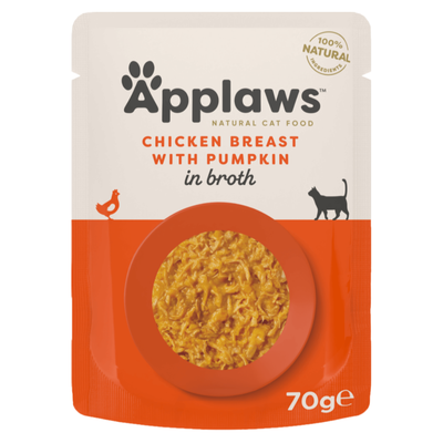 Applaws Cat Chicken & Pumpkin in Broth 70g