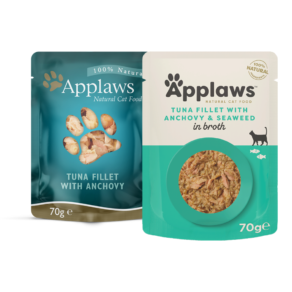 Applaws Tuna Fillet with Anchovy & Seaweed in Broth 70g