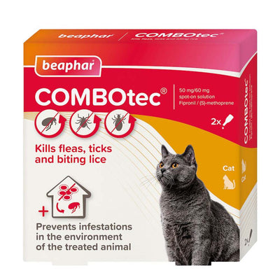 Beaphar COMBOtec Spot-On for Cats 2x50mg