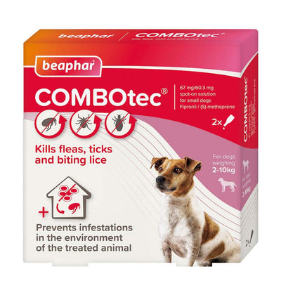 Beaphar COMBOtec Spot-On for Small Dogs 2x67mg