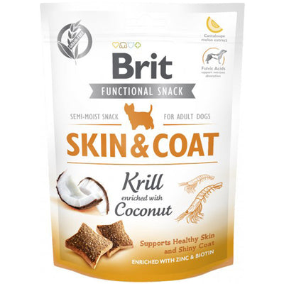 Brit Care Dog Functional Skin & Coat Snack Krill & Coconut 150g