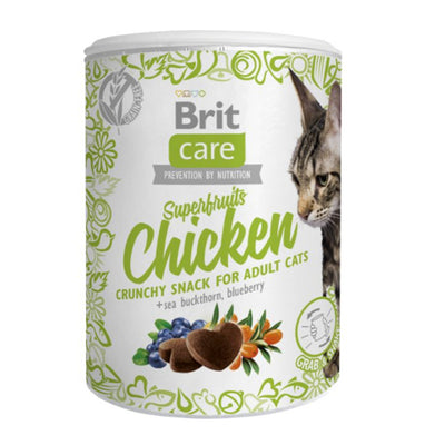 Brit Care SuperFruits Chicken, Buckthorn & Blueberry Cat Treat 100g