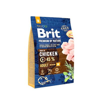 Brit Premium Dry Dog Food for Medium Breed Chicken