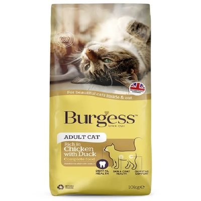 Burgess Adult Cat Food Chicken with Duck 1.5kg