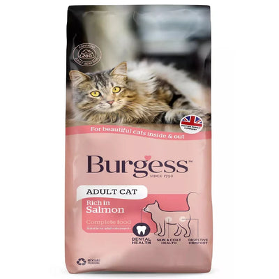 Burgess Adult Cat Food Salmon 1.5kg