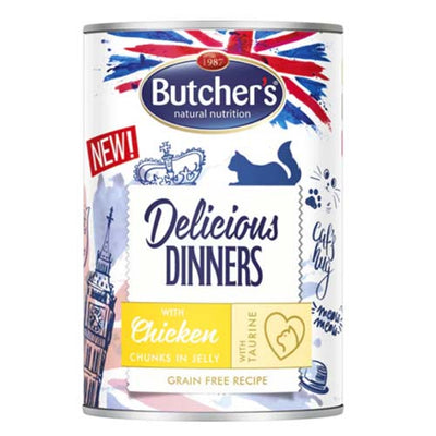 Butcher's Cat Delicious Diner Chicken Chunks in Jelly 400g