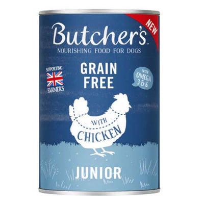 Butcher's Junior Dog Grain & Gluten Free Chicken in Jelly 400g