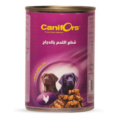 Canifors Dog Meat Chunks with Chicken 410g