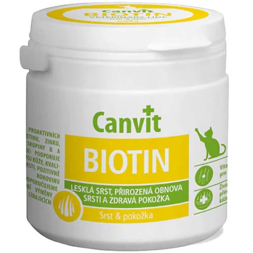 Canvit Cat Biotin Natural Coat Regeneration & Healthy Skin 100g