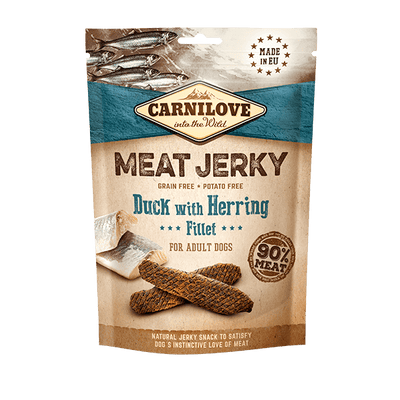 Carnilove Dog Treat Meat Jerky Duck with Herring Fillet 100g