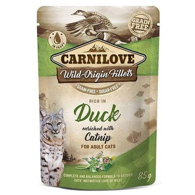 Carnilove Cat Duck with Catnip in Gravy 85g Pouch