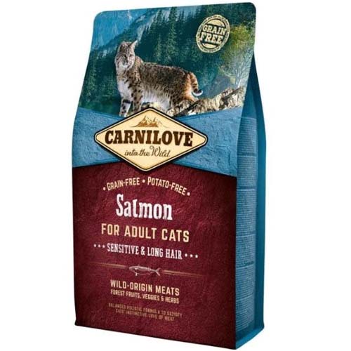 Carnilove Cat Salmon Sensitive & Longhair 2kg