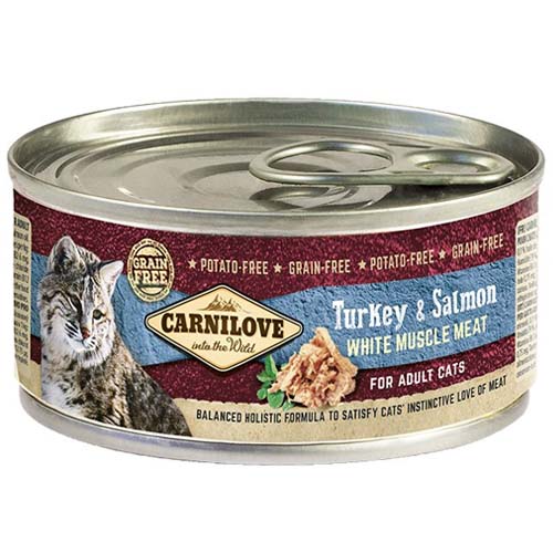 Carnilove Cat Turkey & Salmon 100g Tin