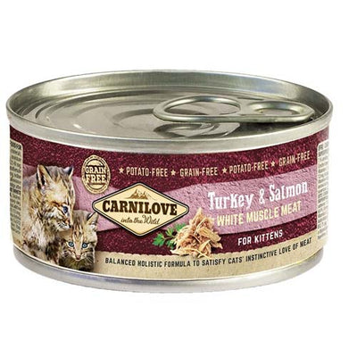 Carnilove Kitten Turkey & Salmon 100g Tin