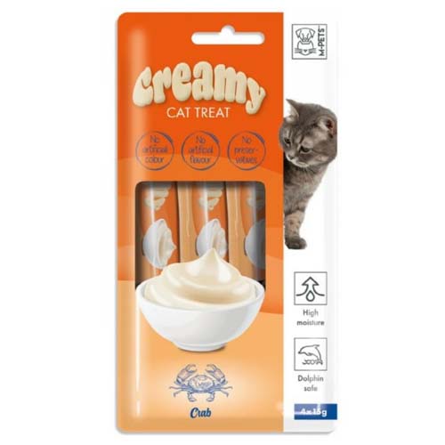 Creamy Crab Cat Treats 4x15g