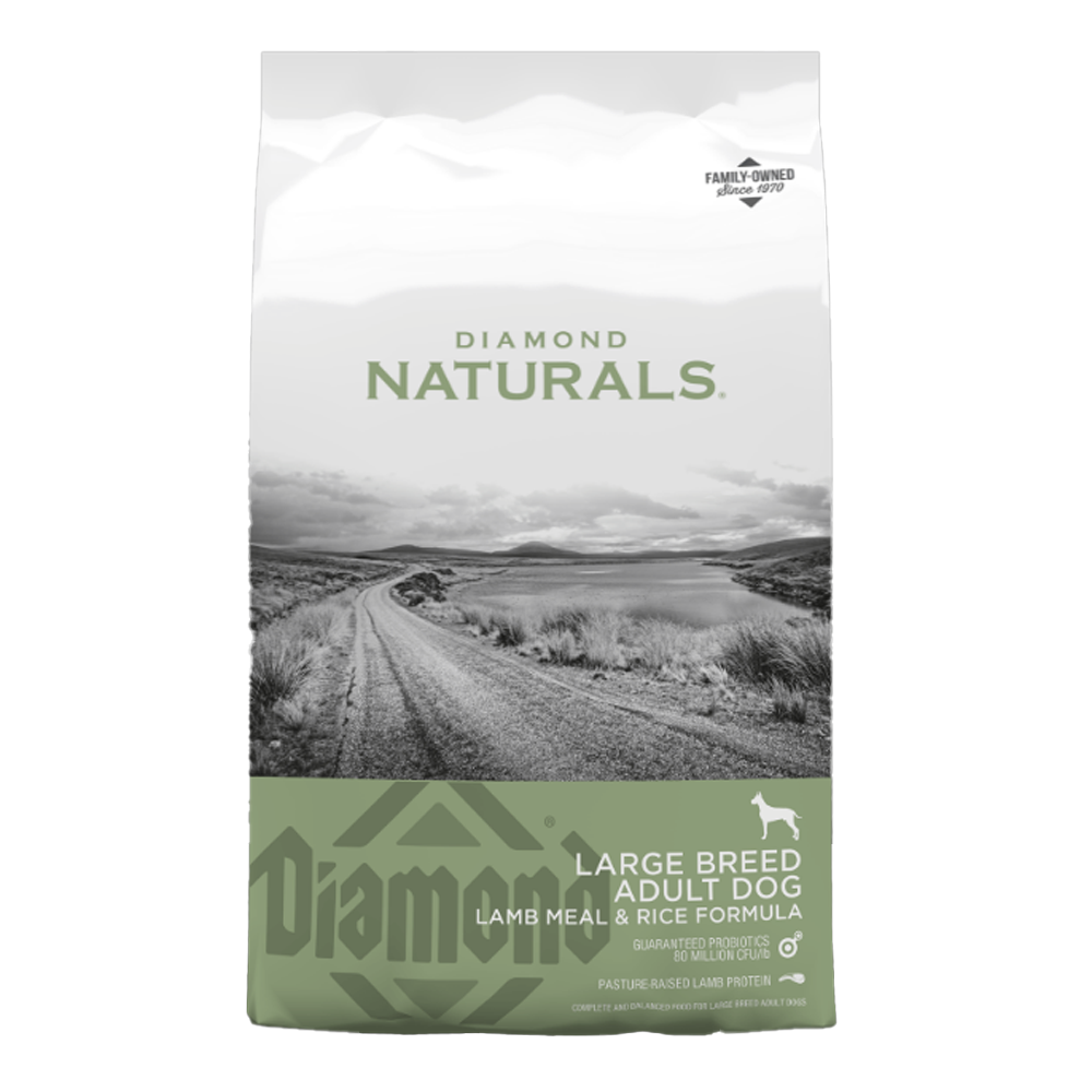 EXP 18APR25 Diamond Naturals Large Breed Dog Lamb & Rice 2kg