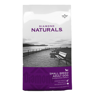 طعام الكلاب من السلالات الصغيرة من Diamond Naturals بالدجاج والأرز