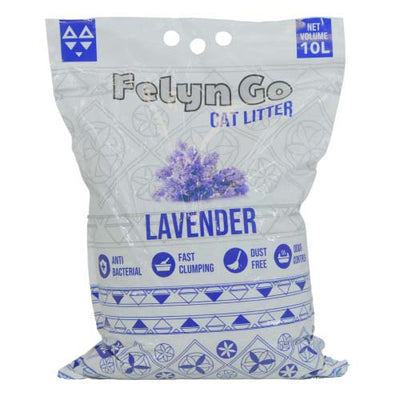 Felyn Go Cat Clumping Litter Lavender 10L