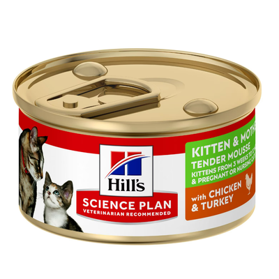 Hill's Kitten & Mother Chicken and Turkey Mousse 85g