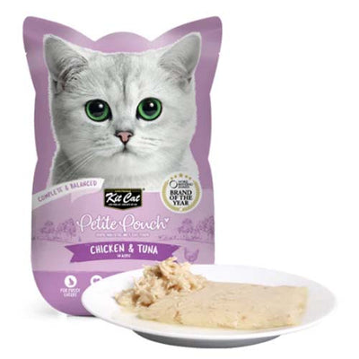 Kit Cat Petite Chicken and Tuna Classic 70g Pouch