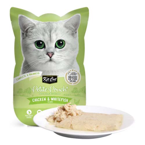 Kit Cat Petite Chicken and Whitefish Classic 70g Pouch