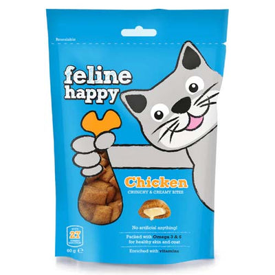 Mark & Chappelle Cat Happy Crunchy Creamy Chicken Bites 60g