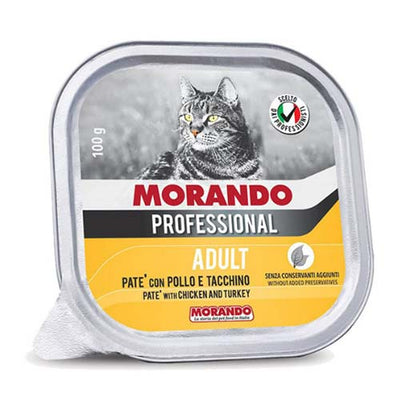 Morando Chicken and Turkey Pate 100g for Cats