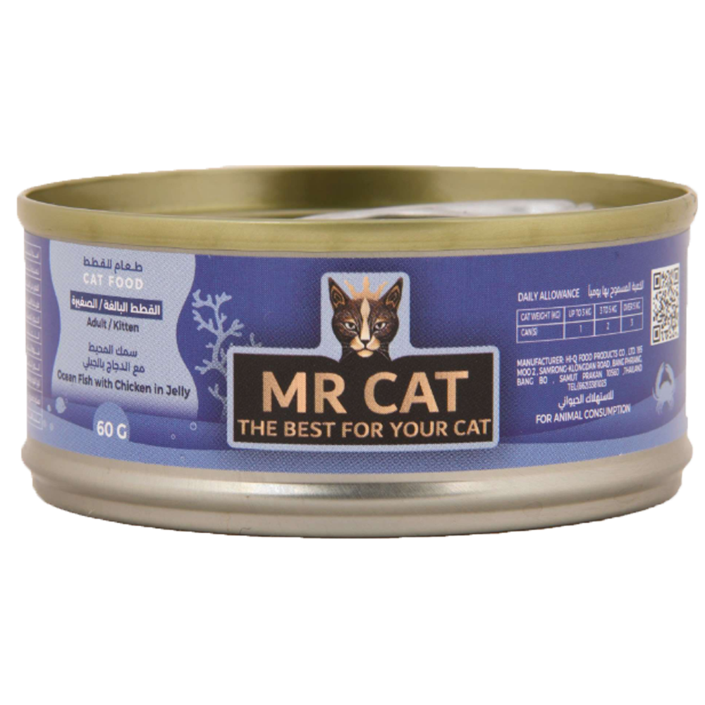 Mr. Cat Ocean Fish & Chicken in Jelly 60g