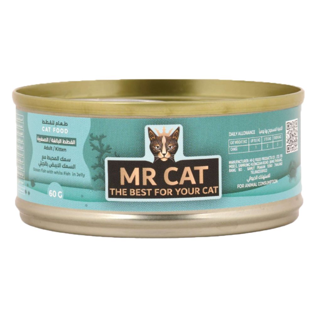 Mr. Cat Ocean Fish & Whitefish in Jelly 60g