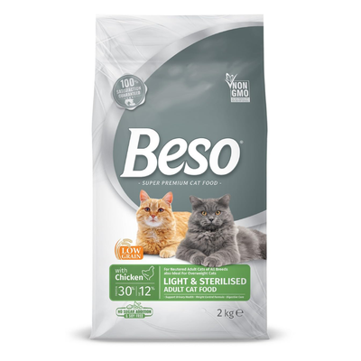 Beso Sterilised Cat Chicken 2kg