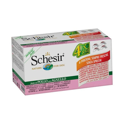 Schesir Dog Chicken & Lamb 4 x 85g