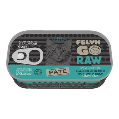 Felyn Go Cat Salmon & Cod Roe with Kelp Pate 90g