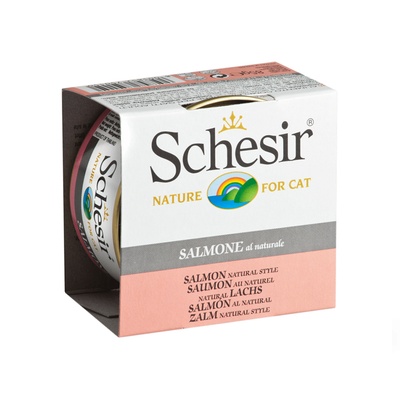 Schesir Cat Salmon Natural Style 85g Tin