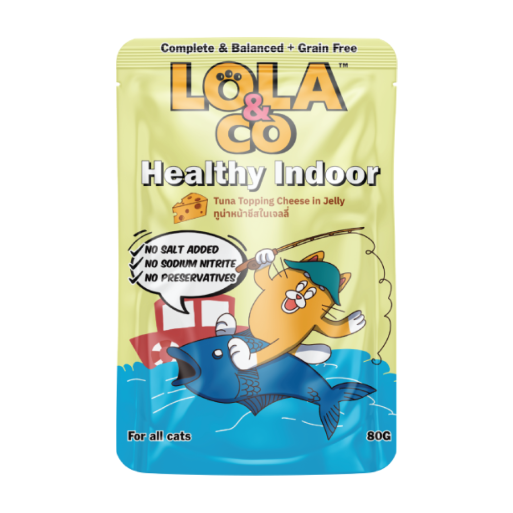 Lola & Co Cat Tuna Topping Cheese in Jelly 80g