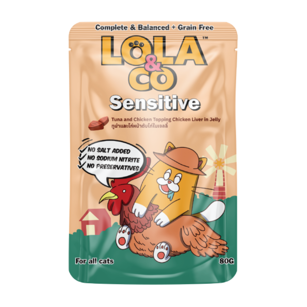 Lola & Co Tuna & Chicken Topping Chicken Liver in Jelly 80g