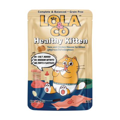 Lola & Co Kitten Tuna With Chicken Mousse 80g