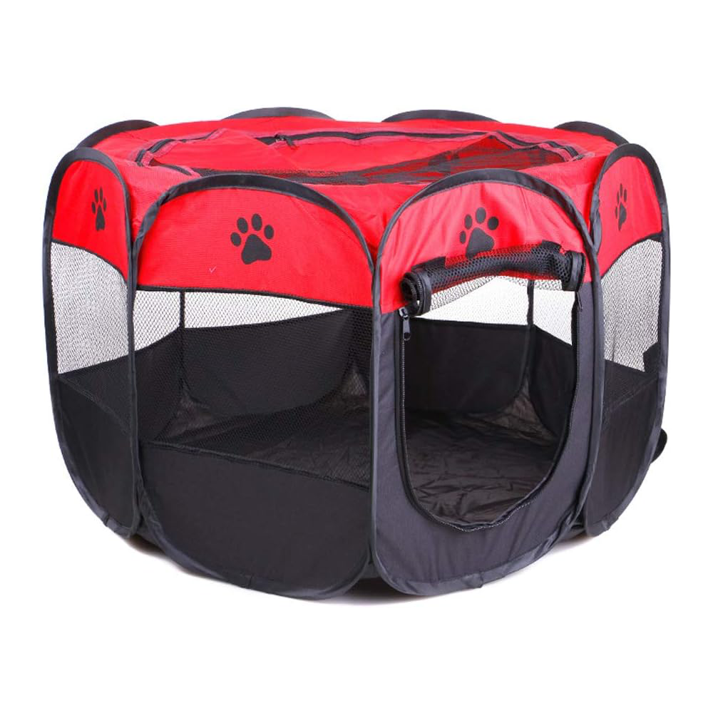 Pet Play Pen Red 97x38cm