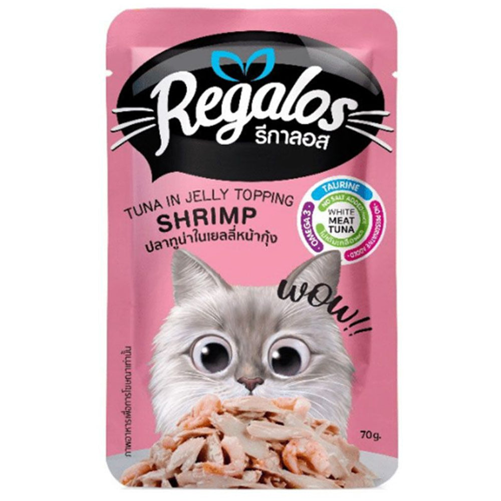 Regalos Cat Tuna & Shrimp in Jelly 70g